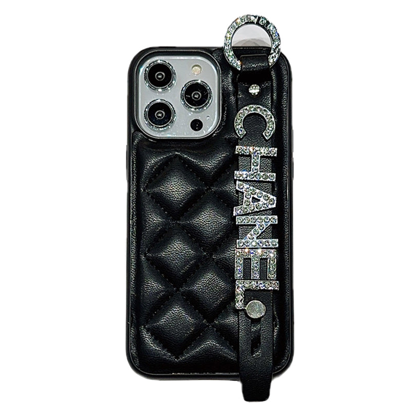 iPhone Case - Chanel Diamond Wristband Case