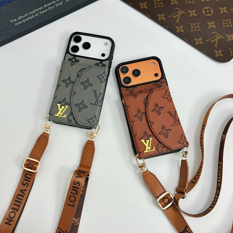 Louis Five Color Crossbody Card Bag iPhone Case
