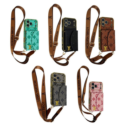 Louis Color Crossbody Card Bag iPhone Case