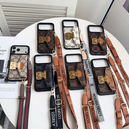 Louis Crossbody Card Bag Lock iPhone Case