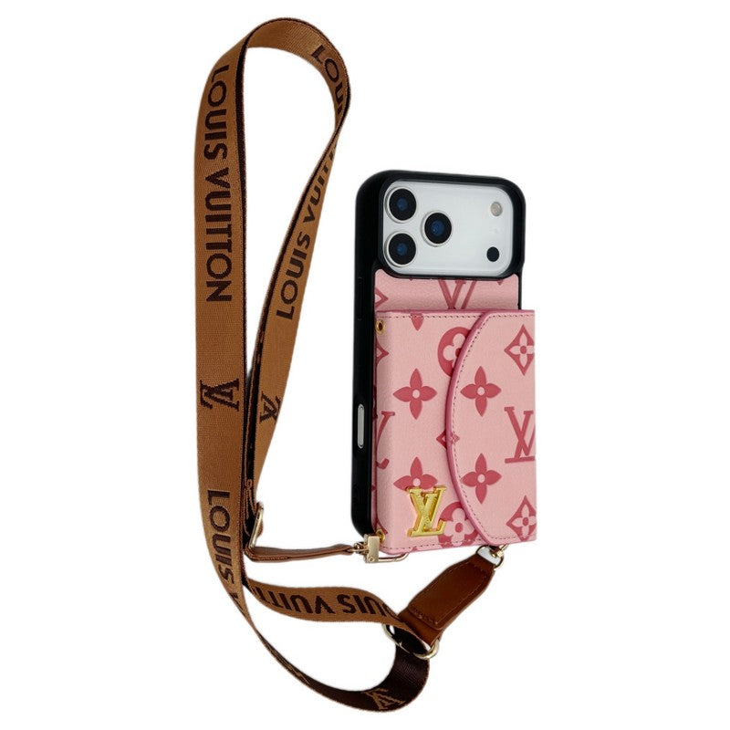 Louis Five Color Crossbody Card Bag iPhone Case