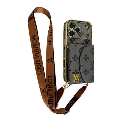 Louis Color Crossbody Card Bag iPhone Case