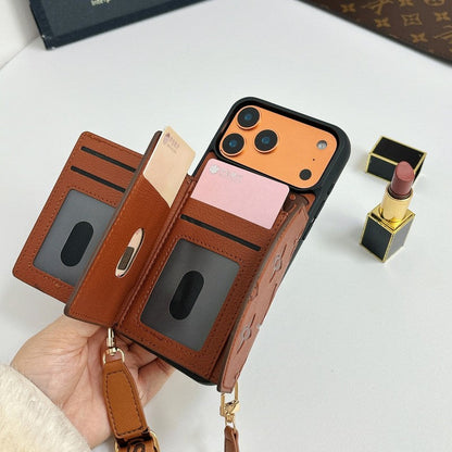 Louis Five Color Crossbody Card Bag iPhone Case