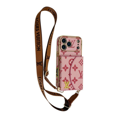 Louis Color Crossbody Card Bag iPhone Case