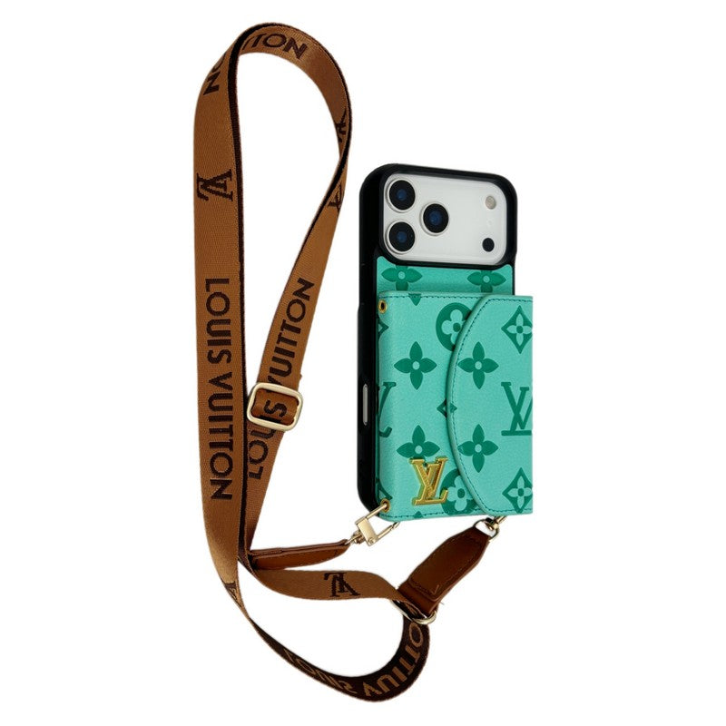 Louis Five Color Crossbody Card Bag iPhone Case