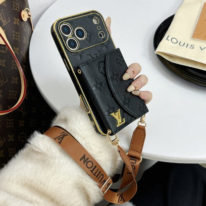 Louis Color Crossbody Card Bag iPhone Case