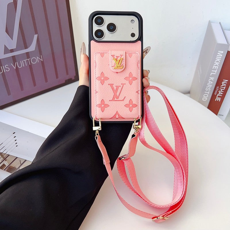 Louis Color Bag Leather iPhone Case