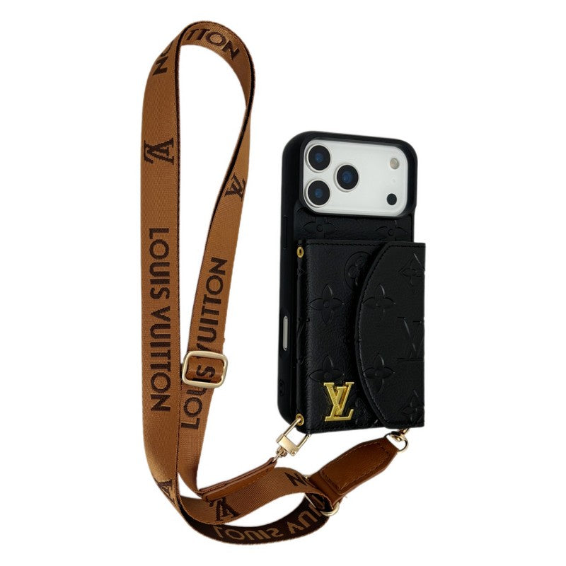 Louis Five Color Crossbody Card Bag iPhone Case
