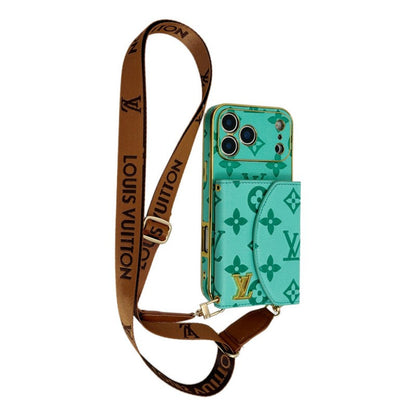 Louis Color Crossbody Card Bag iPhone Case
