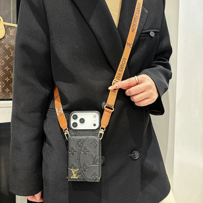 Louis Five Color Crossbody Card Bag iPhone Case
