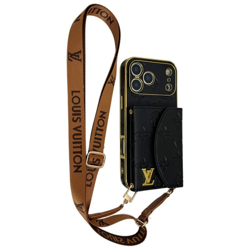 Louis Color Crossbody Card Bag iPhone Case