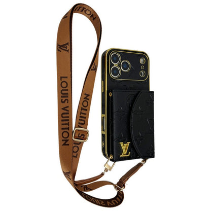 Louis Color Crossbody Card Bag iPhone Case