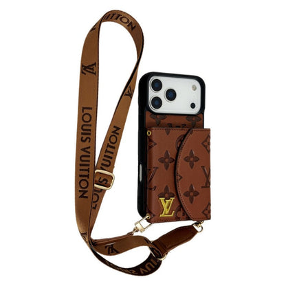 Louis Five Color Crossbody Card Bag iPhone Case