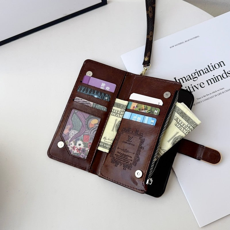 Louis Color Side Bag Leather Chain iPhone Case