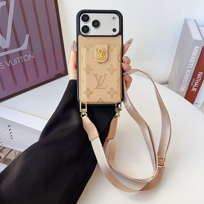 Louis Color Bag Leather iPhone Case