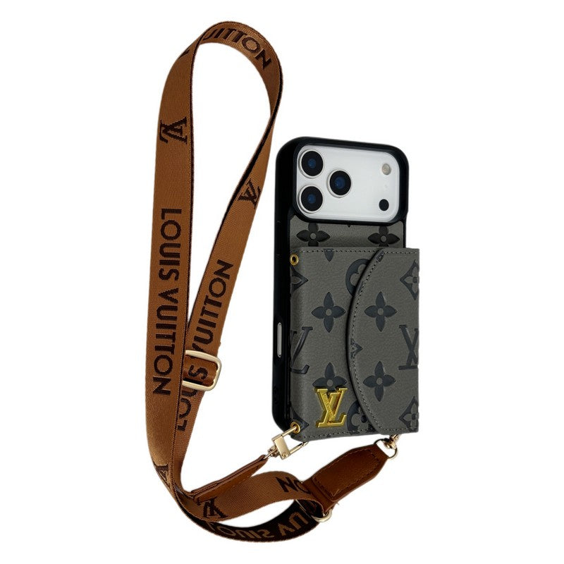 Louis Five Color Crossbody Card Bag iPhone Case