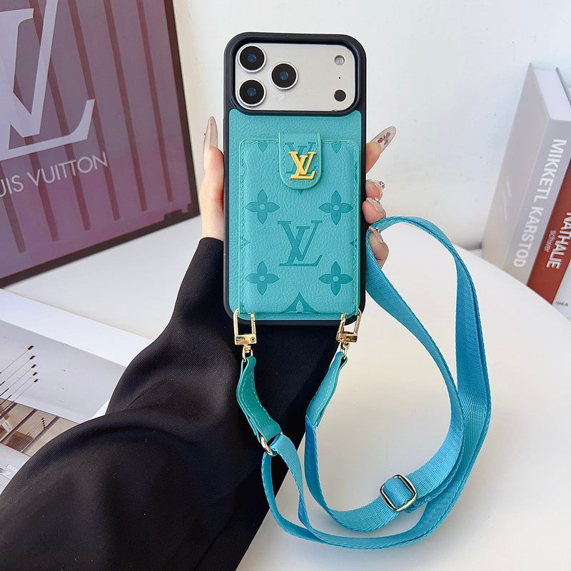 Louis Color Bag Leather iPhone Case