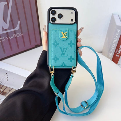Louis Color Bag Leather iPhone Case