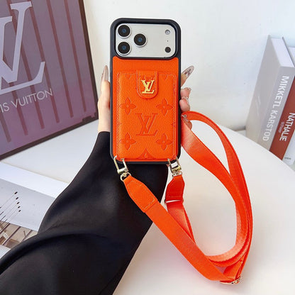 Louis Color Bag Leather iPhone Case