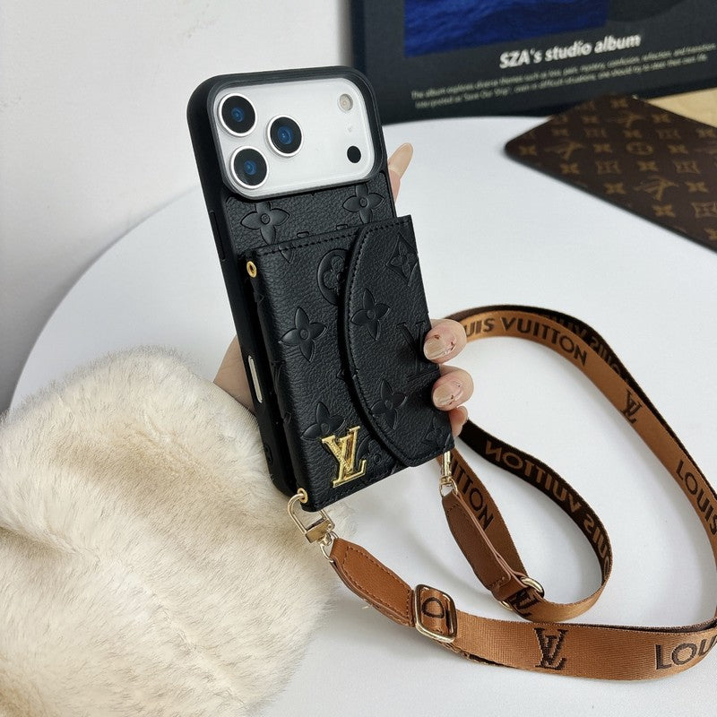 Louis Five Color Crossbody Card Bag iPhone Case