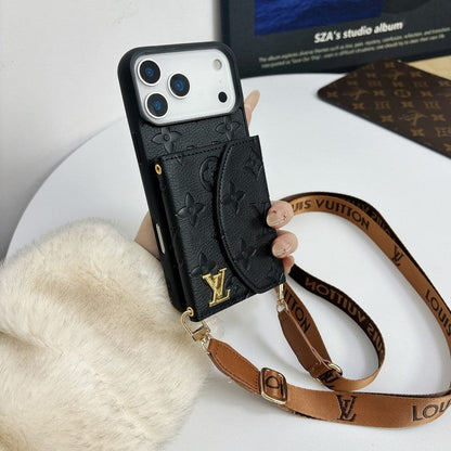 Louis Five Color Crossbody Card Bag iPhone Case