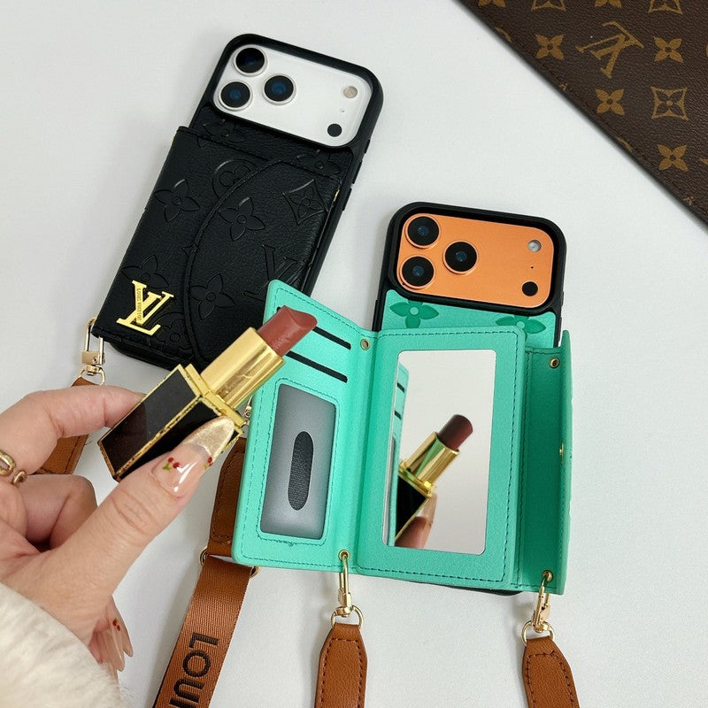 Louis Five Color Crossbody Card Bag iPhone Case