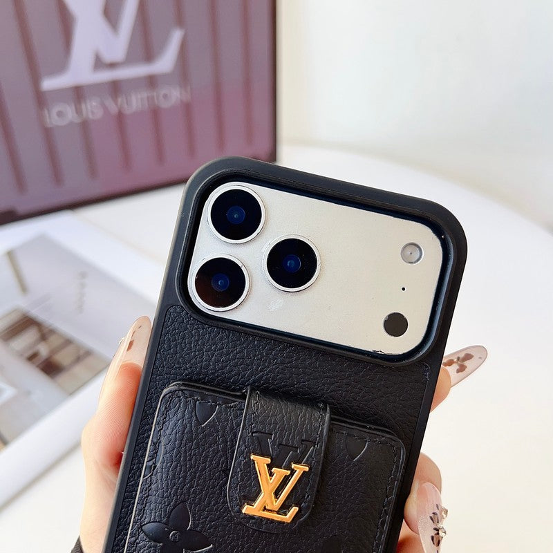 Louis Color Bag Leather iPhone Case