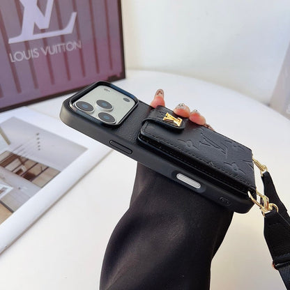 Louis Color Bag Leather iPhone Case