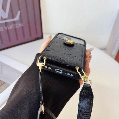Louis Color Bag Leather iPhone Case
