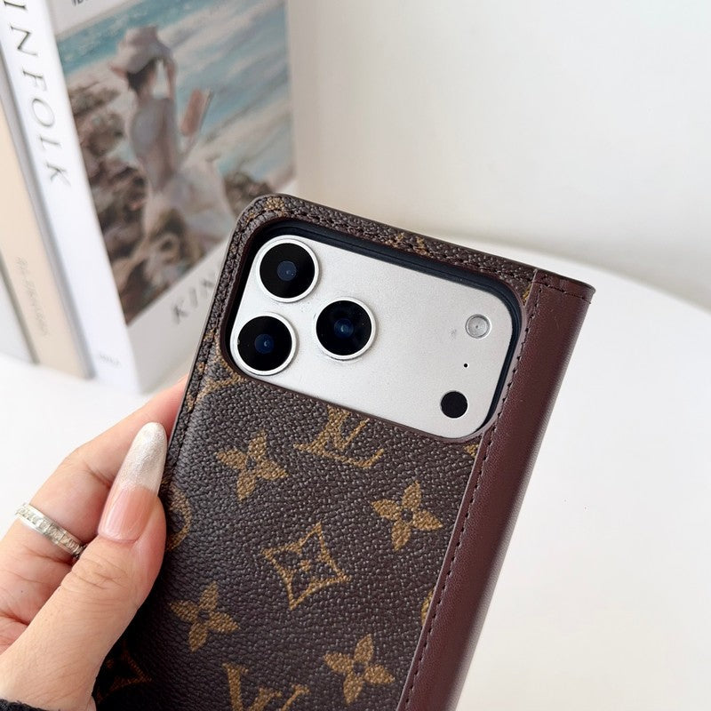Louis Color Side Bag Leather iPhone Case